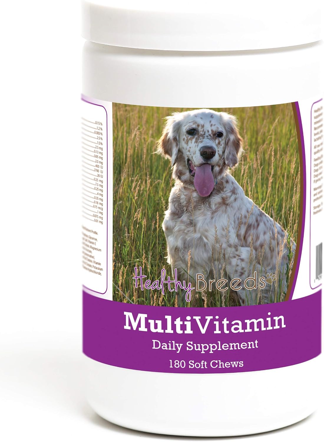 Healthy Breeds English Setter Multivitamin Soft Chew for Dogs 180 Count - görsel 1