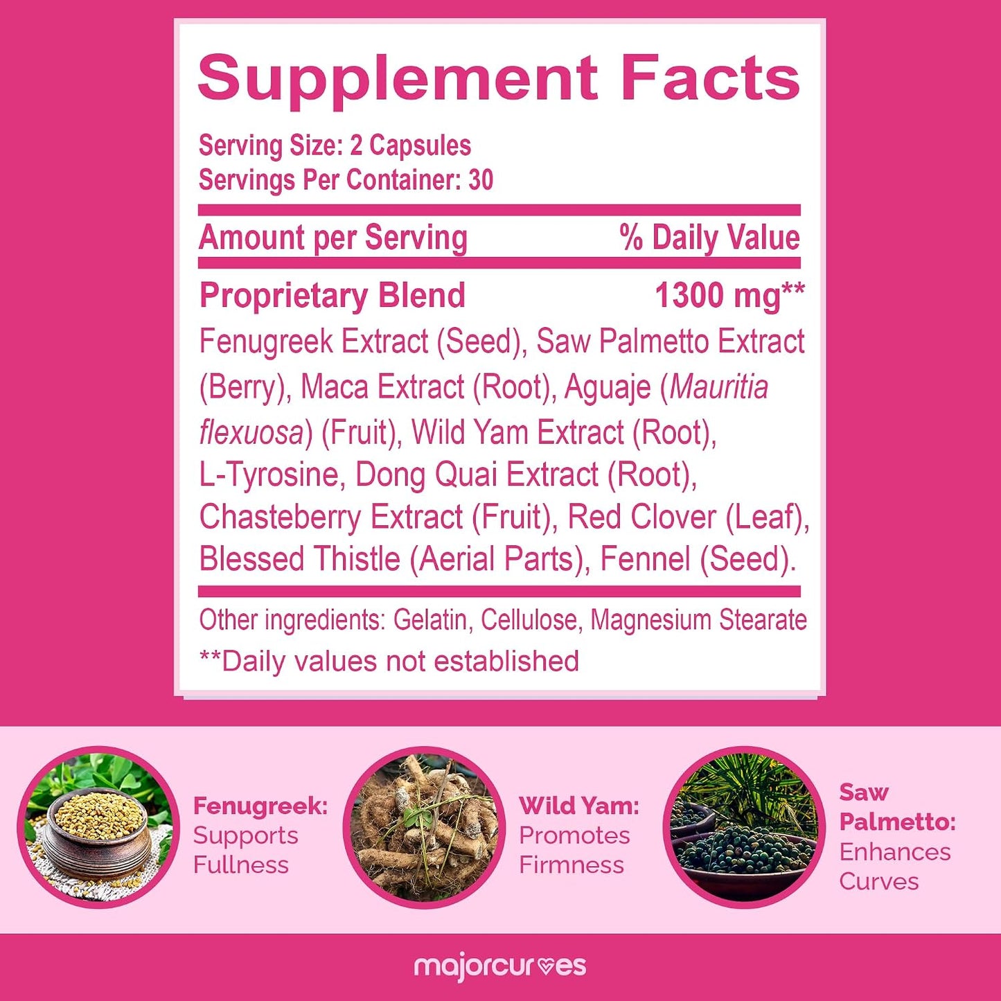 Bust Booster Breast Enhancement Pills – Natural Supplement for Breast Fullness, Firmness, Curvy Silhouette, and Cleavage Volume – Made in the USA - görsel 5