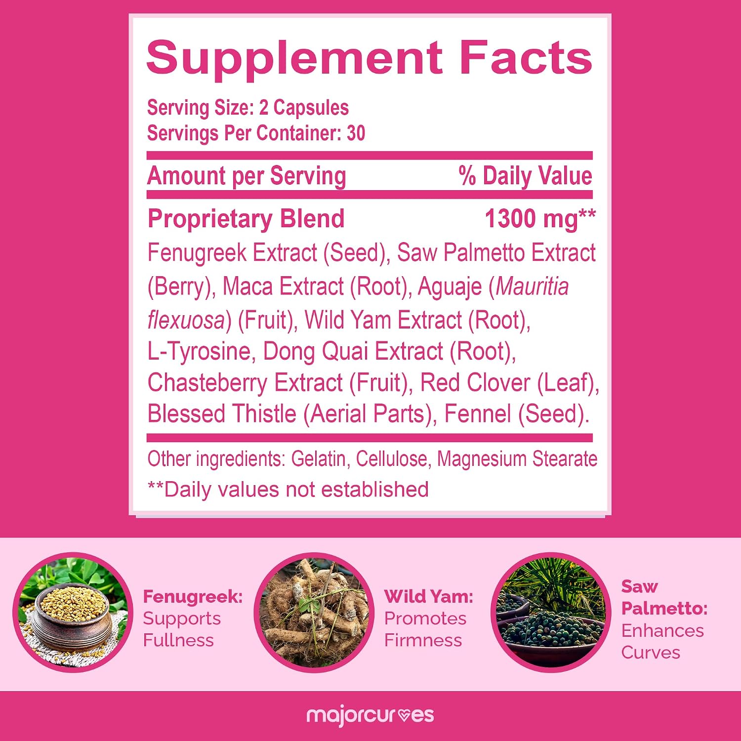 Bust Booster Breast Enhancement Pills – Natural Supplement for Breast Fullness, Firmness, Curvy Silhouette, and Cleavage Volume – Made in the USA - görsel 5