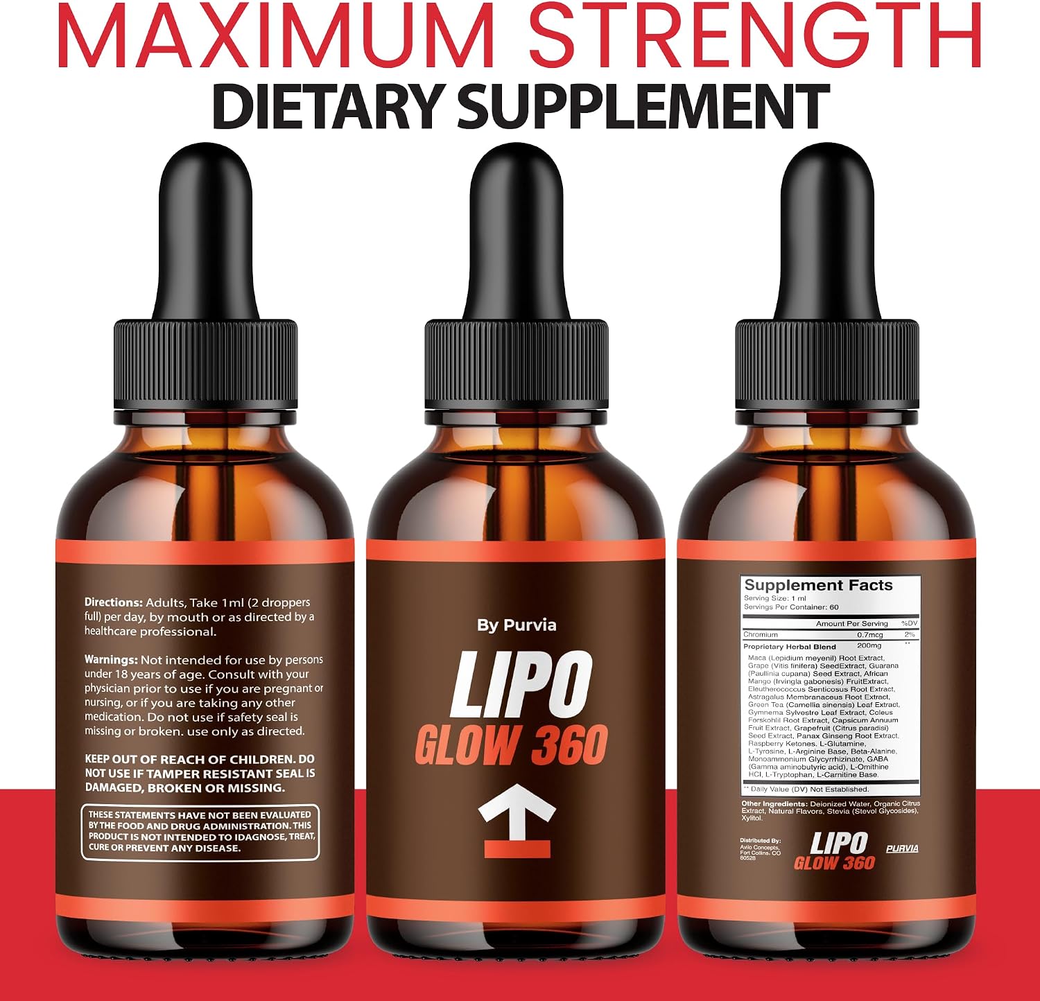 (3 Pack) Lipo Glow 360 Liquid Drops - görsel 3
