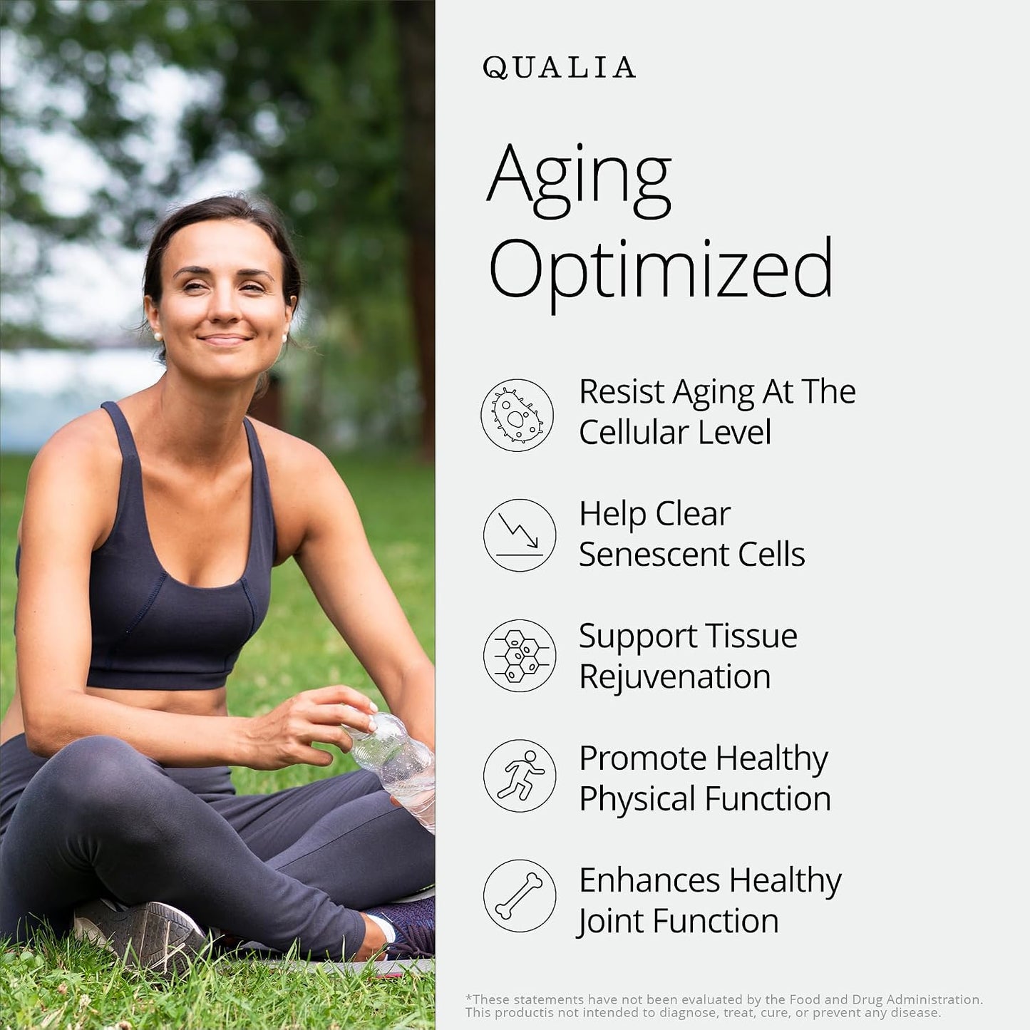 Qualia Senolytic Supplement – Fisetin, Quercetin, Piperlongumin – 1 Month's Supply - görsel 5