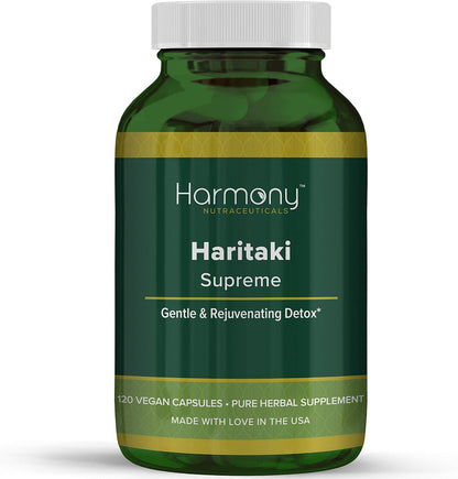 Haritaki Supreme – Maximum Potency Haritaki Extract with Enhanced Absorption, 120 Vegan Capsules