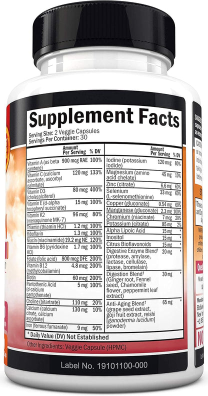 BioSchwartz Women’s Multivitamin with Vitamin D3 – 60 Tablets