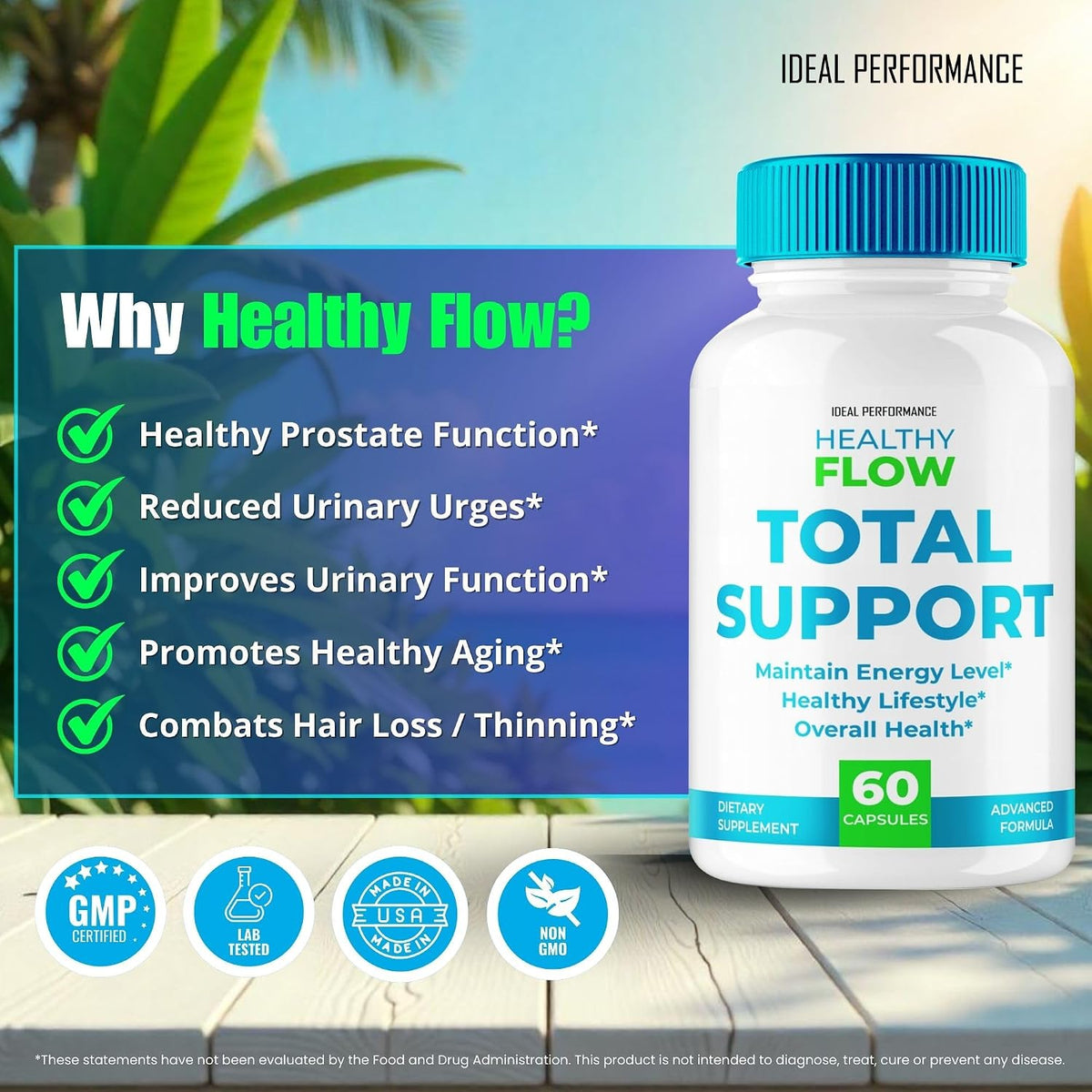 Healthy Flow Total Support Capsules – Official HealthyFlow Advanced Formula, All-Natural Extra Strength (3 Pack) - görsel 5