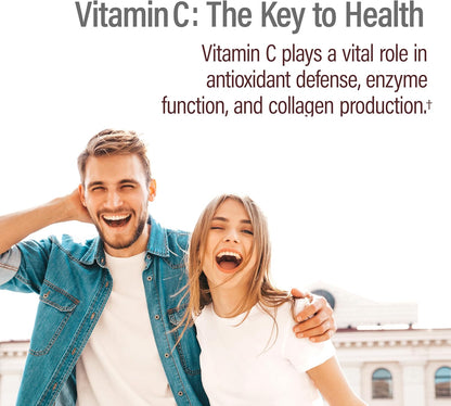 NANOWELL Super Potent Buffered Vitamin C 1000 mg with Bioflavonoid Complex - Antioxidant & Immune Support - Healthy Skin & Joints - Gluten-free - 180 Servings
