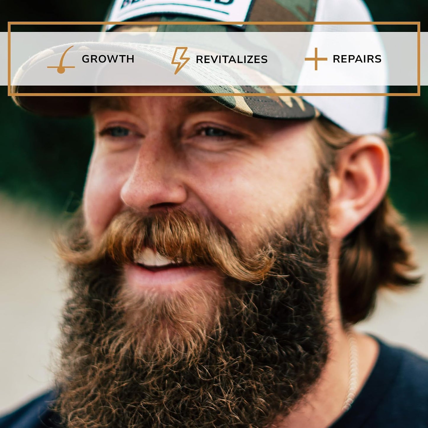 Live Bearded Beard Boost: Beard Growth Vitamins for Men with Biotin 5000mcg - 30-Day Supply - görsel 6