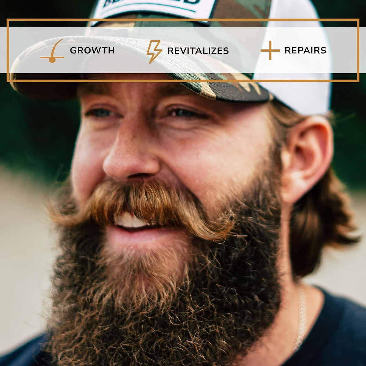 Live Bearded Beard Boost: Beard Growth Vitamins for Men with Biotin 5000mcg - 30-Day Supply - görsel 6