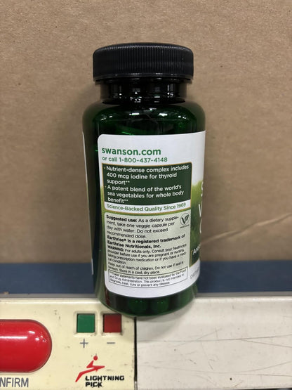 Swanson GRN Seaweed Vegetable Complex, 60 Vegetarian Capsules
