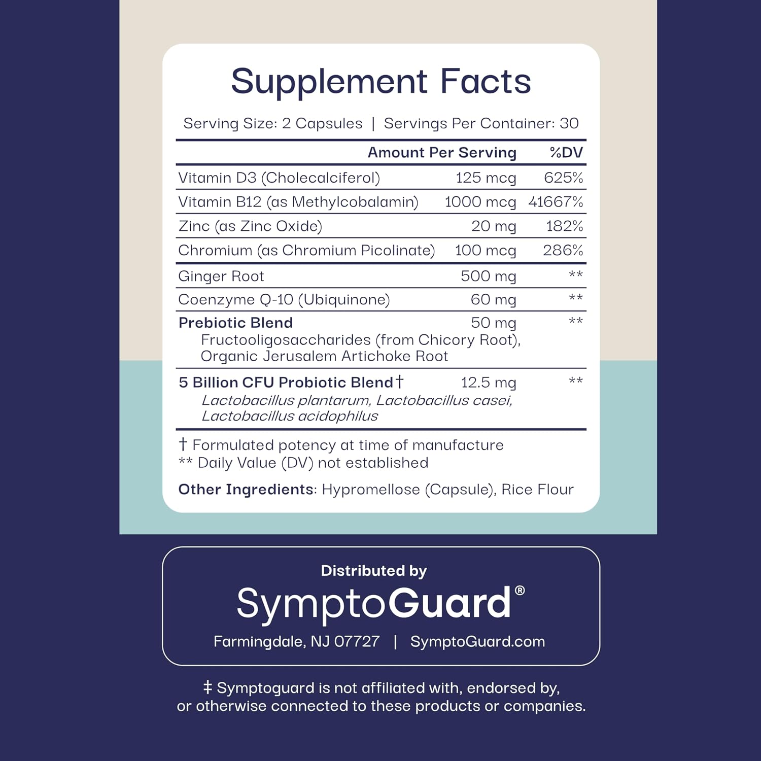 SymptoGuard Natural GLP-1 Supplement Support – 60 Capsules - görsel 7