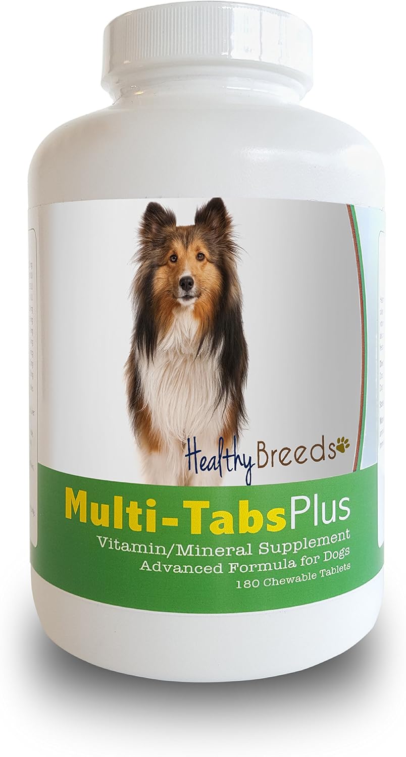 Healthy Breeds Shetland Sheepdog Multi-Tabs Plus Chewable Tablets 180 Count - görsel 1