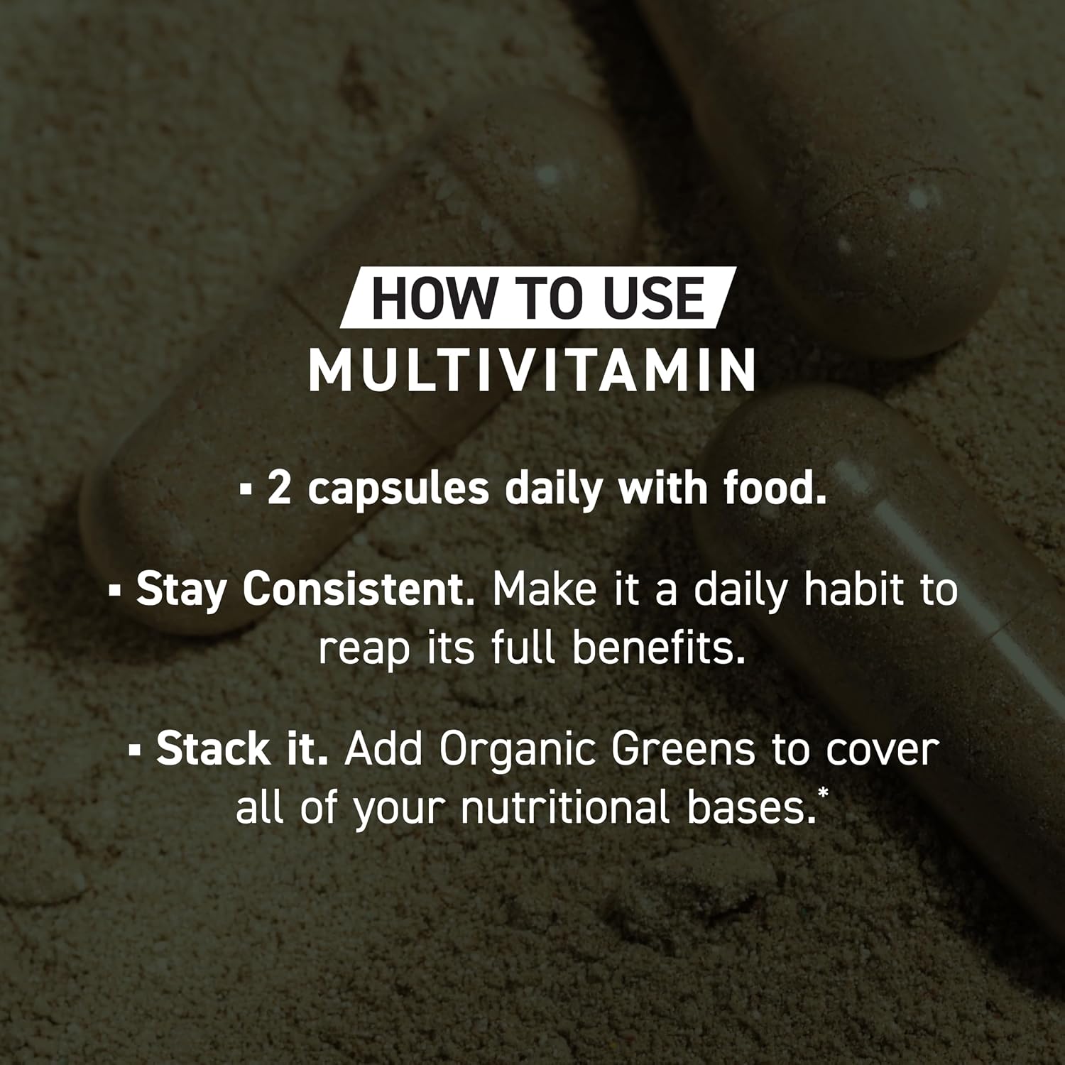 Kaged Multivitamin Capsules - Whole Food Organic Fruits & Vegetables, Plant-Based Vegan, 30 Servings - görsel 8