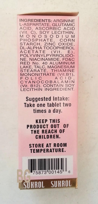 Sukrol Vigour Mujer Food Supplement with Vitamin E - 30 Tablets