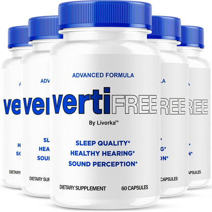 (5 Pack) VertiFree Capsules - 300 Capsules, 5-Month Supply