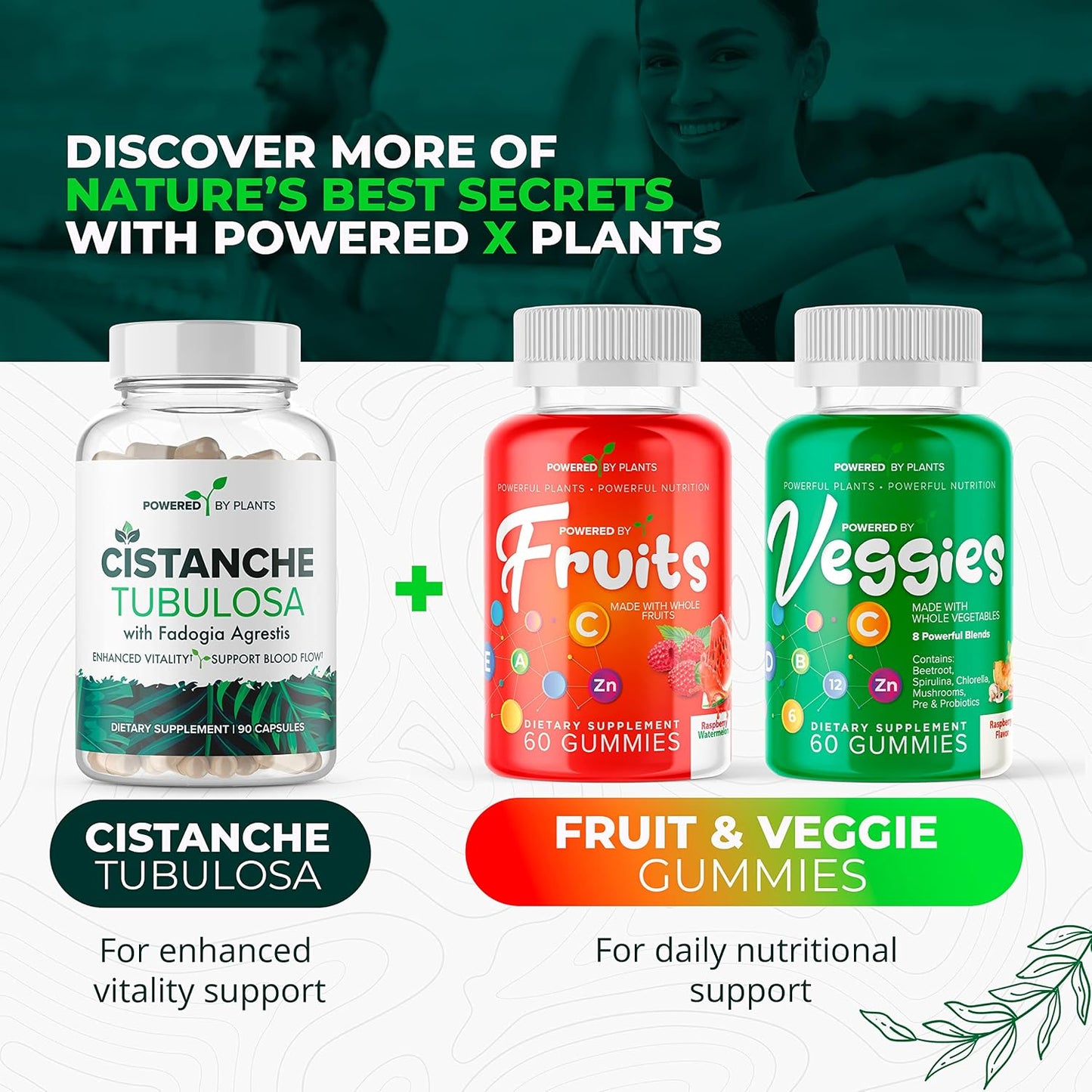 Cistanche Tubulosa with Fadogia Agrestis - Herbal Supplement for Vitality - 90 Capsules - görsel 8