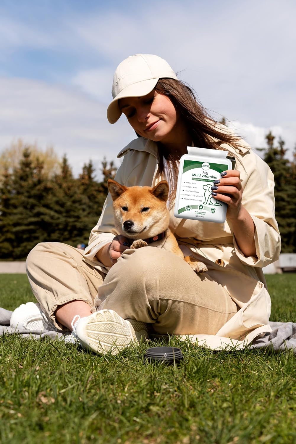 Dog Multivitamin 22-in-1 – Dog Vitamins and Supplements with Calcium, Zinc, Iron & Full B-Complex | Immune, Skin & Coat, Bone & Joint Support | Chicken Flavour Tablets | UK GMP | 120 Ct - görsel 6