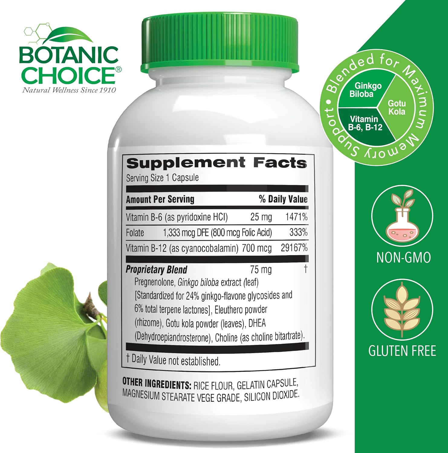 Botanic Choice Advanced Memory Complex - 60 Capsules - görsel 2