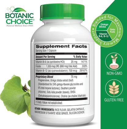 Botanic Choice Advanced Memory Complex - 60 Capsules