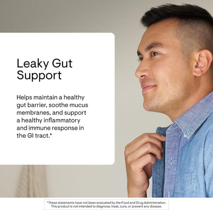 THORNE Leaky Gut Support – Gut Health Supplement – Orange Vanilla Flavour – 30 Servings
