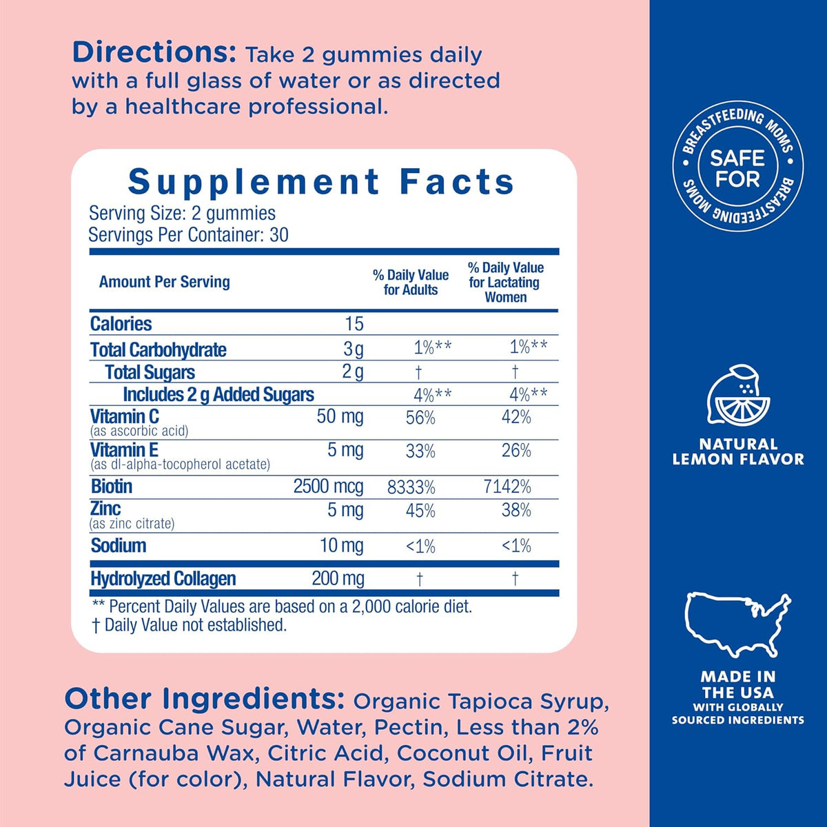 Mommy's Bliss Postnatal Support Reset My Body Gummies with Biotin & Collagen - görsel 5