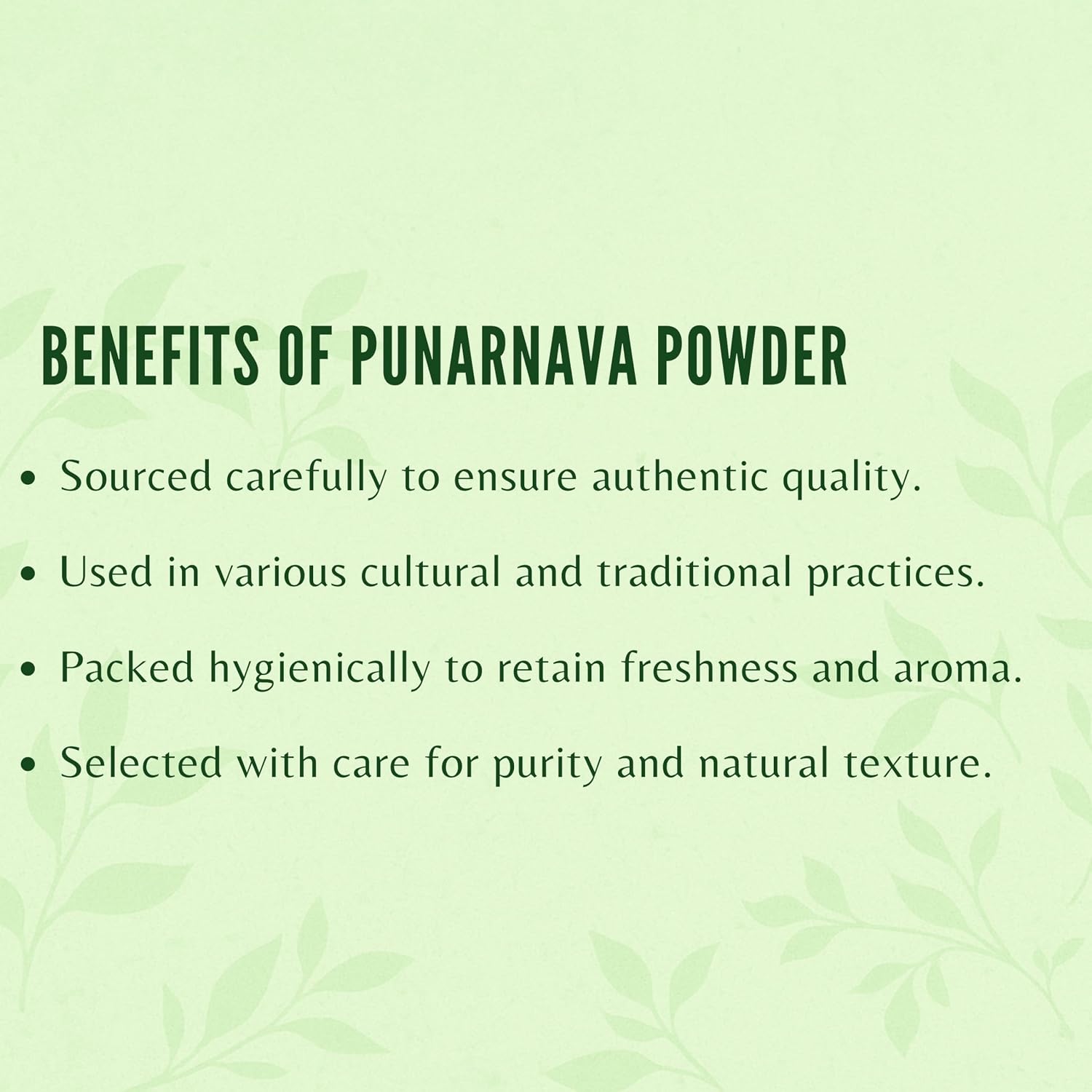 Ayurvedashree Punarnava Powder (Boerhavia diffusa) - 200g - görsel 6
