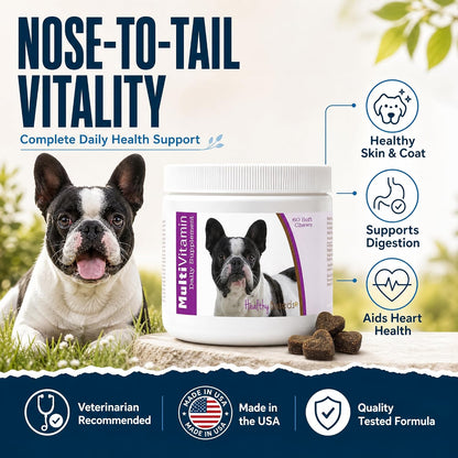 Healthy Breeds French Bulldog Multivitamin Soft Chews 60 Chews