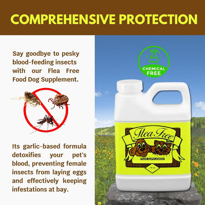 Goodscious Flea Free Food Supplement – Natural Flea & Tick Defence for Dogs and Cats (454 g)