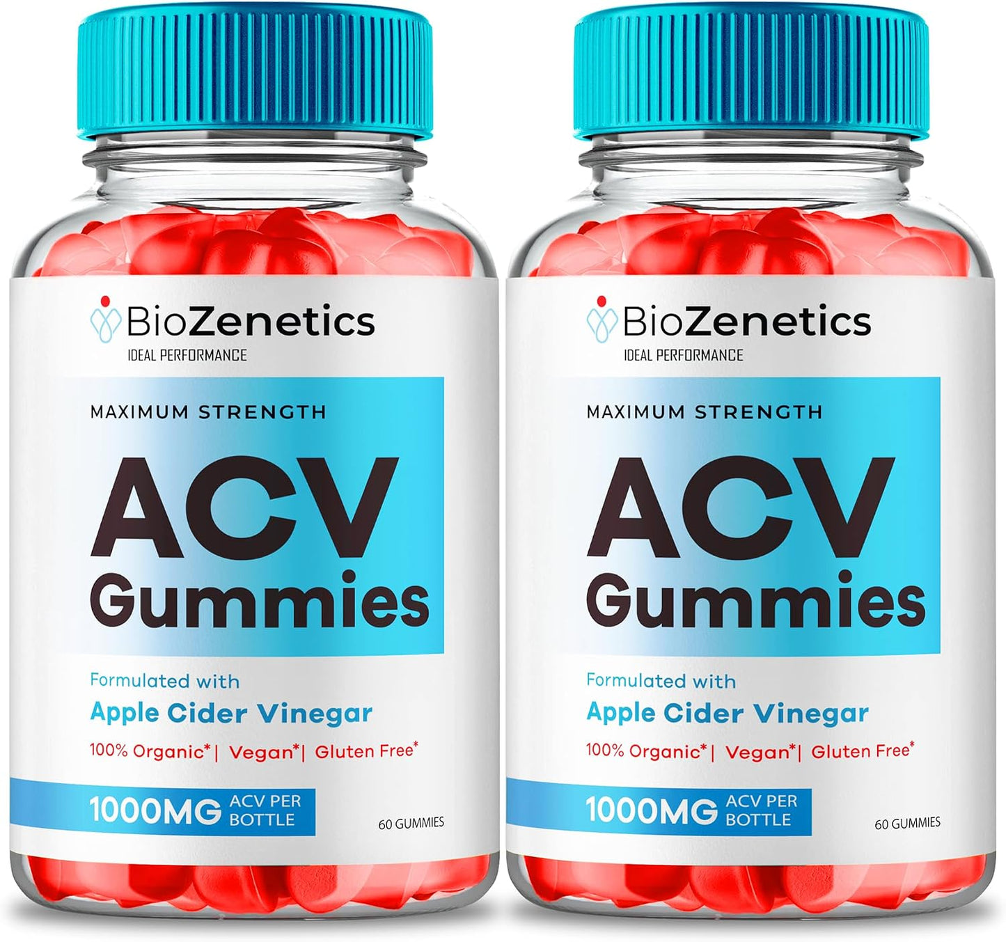 BioZenetics Keto + ACV Gummies - Maximum Strength (Pack of 2) - görsel 1