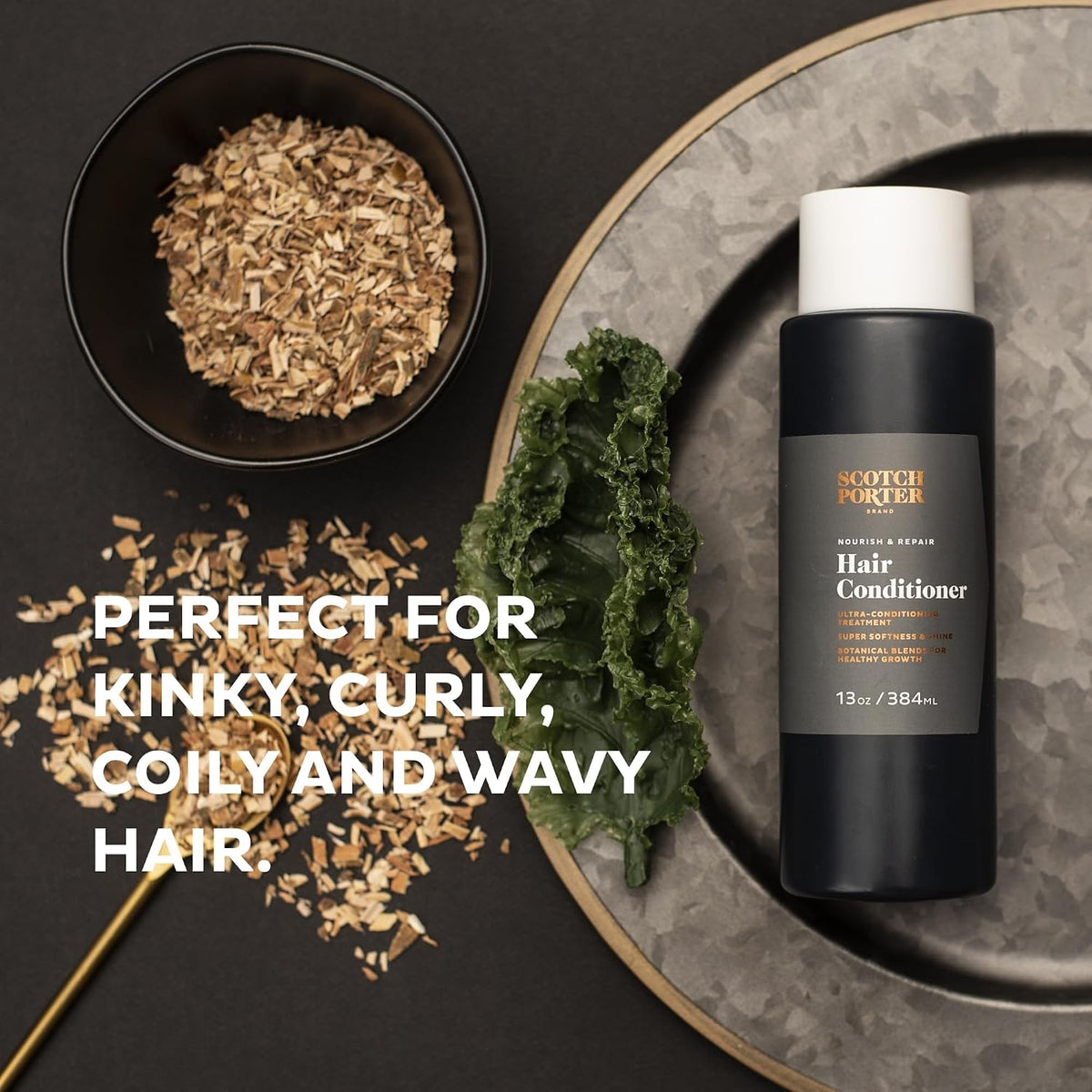 Scotch Porter Curls & Waves Conditioner for Men (13oz, 3-Pack) - görsel 2