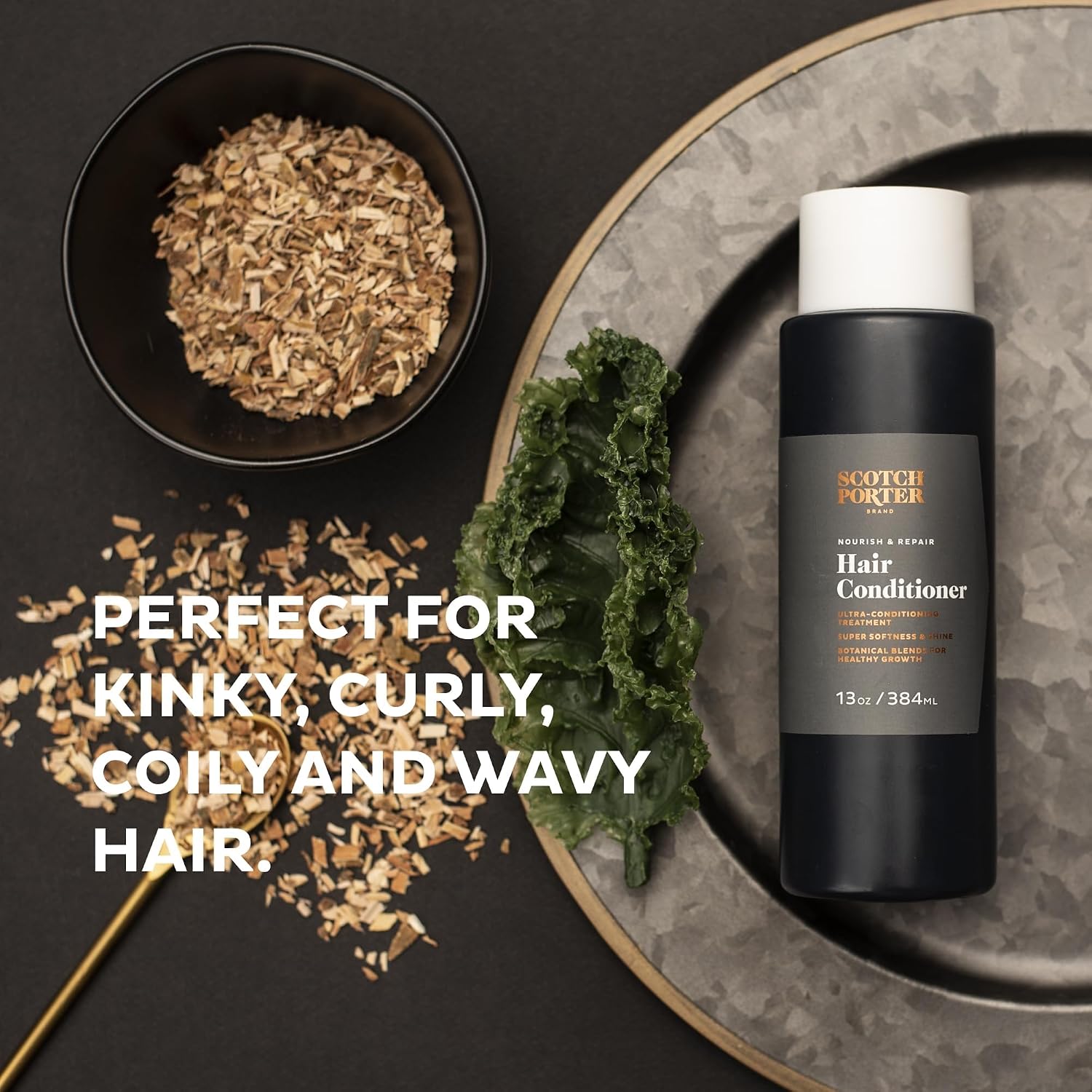 Scotch Porter Curls & Waves Conditioner for Men (13oz, 3-Pack) - görsel 2