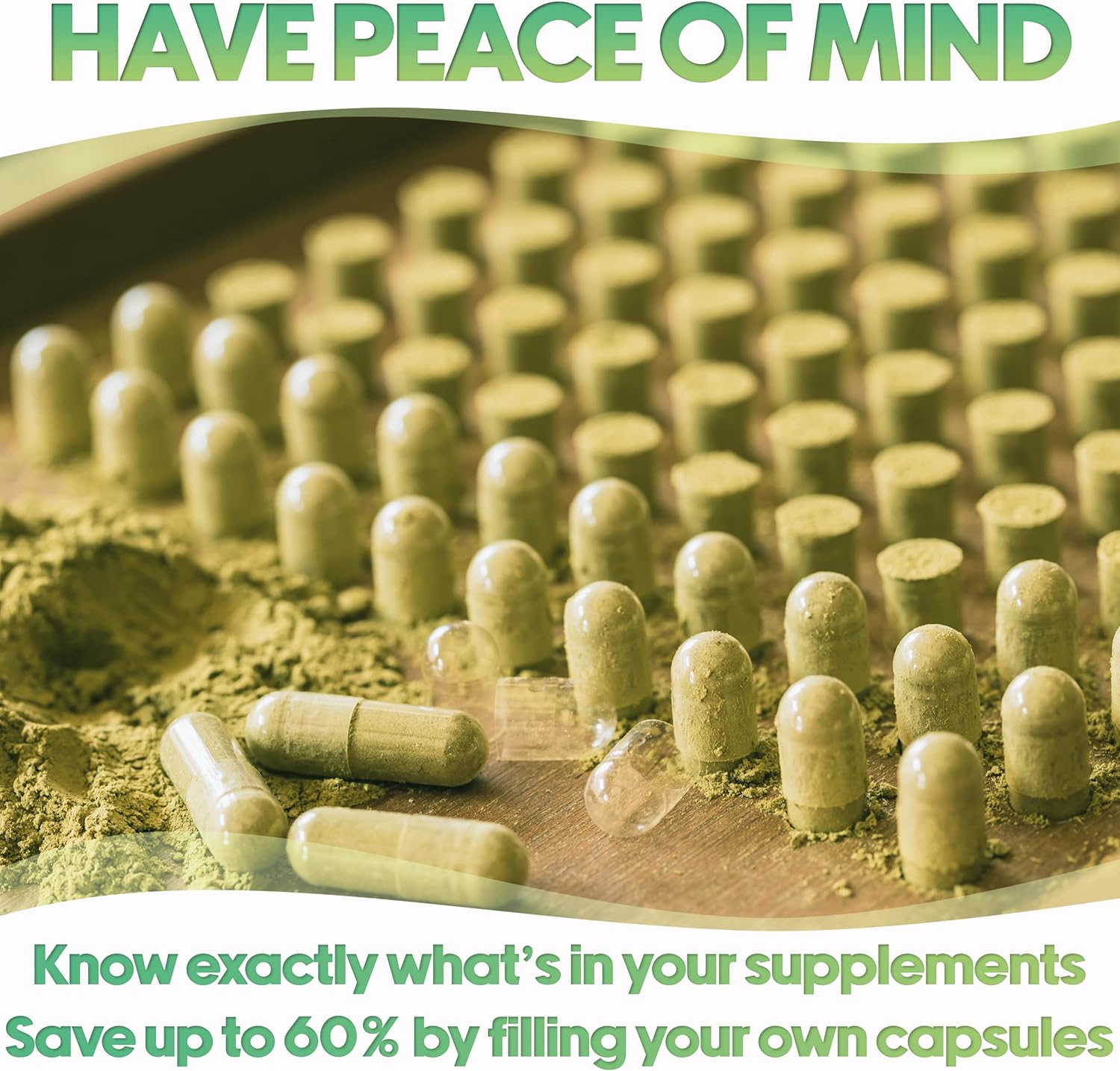 XPRS Nutra Size 00 Empty Capsules - 100 Count Vegan Capsules (Aqua) - görsel 3