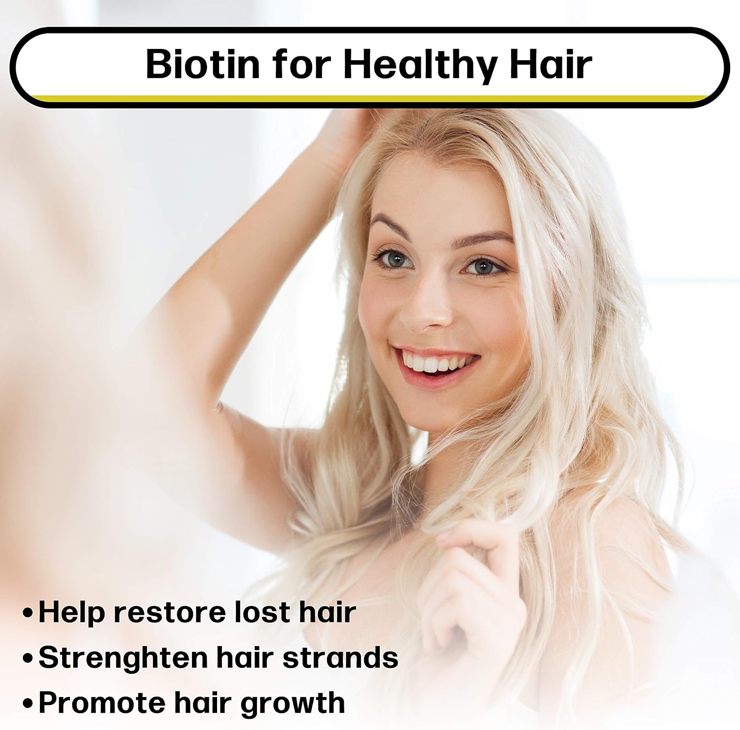 MAX Absorption Biotin Liquid Drops, 10,000mcg – 60 Servings - görsel 7