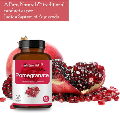 Herb Essential Pomegranate Extract Tablets 500mg - 60 Tablets