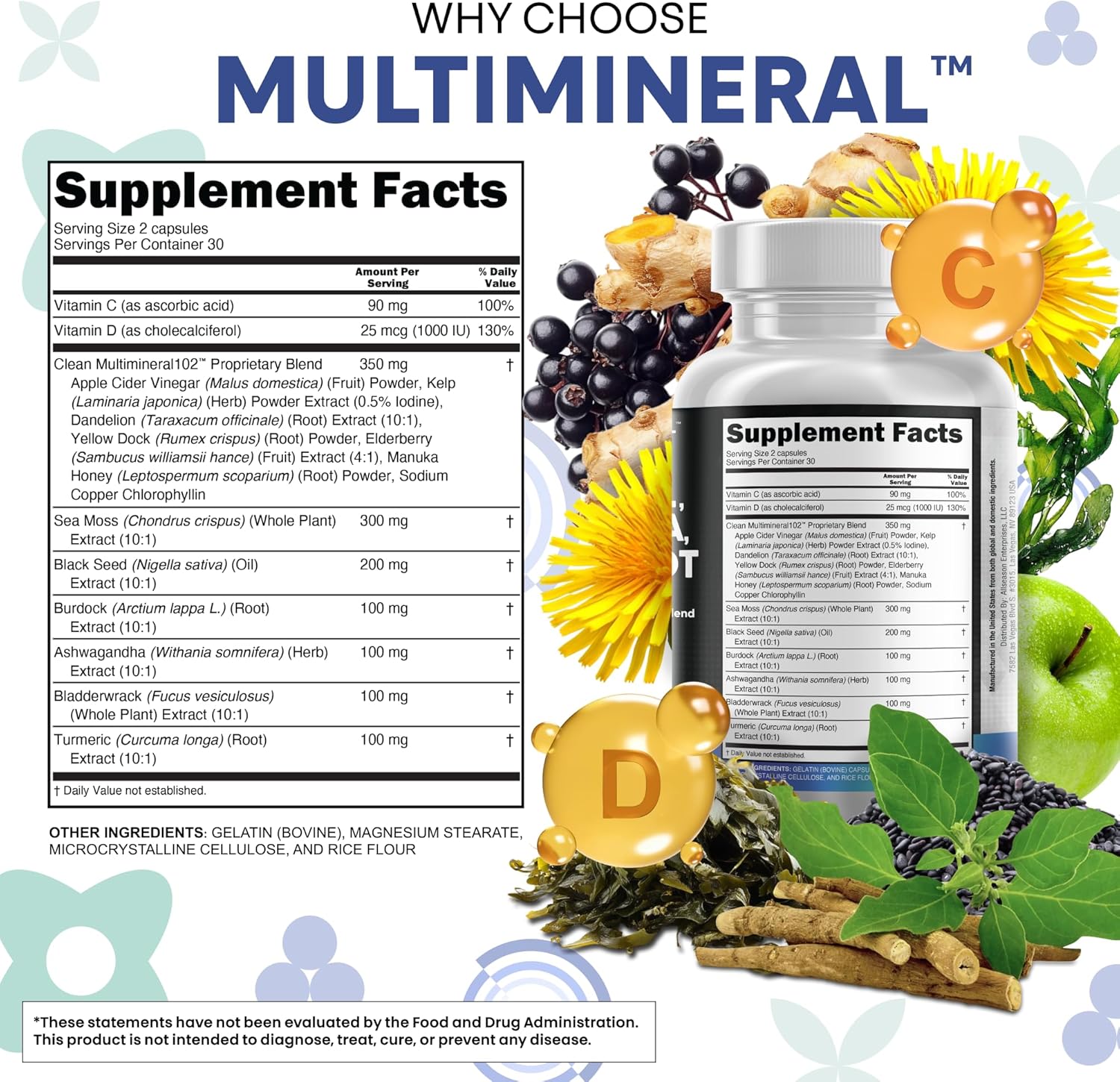 Clean Nutraceuticals MultiMineral 15-in-1 Supplement - görsel 5
