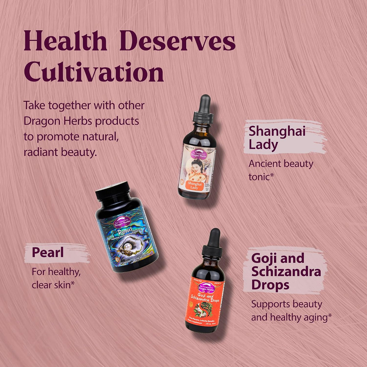 Dragon Herbs Hair and Nails | All-Natural Supplement to Support Hair, Nails, Healthy Ageing, and Circulation | All-Natural Ingredients, Non-GMO (100 Capsules, 500 mg per Capsule) - görsel 6