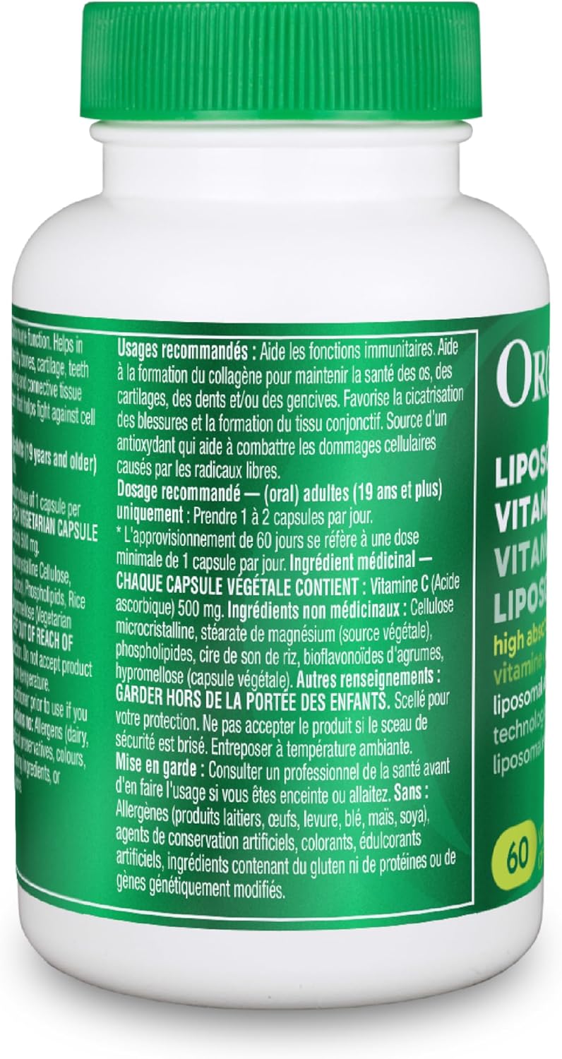ORGANIKA Liposomal Vitamin C, 60 Capsules - görsel 6