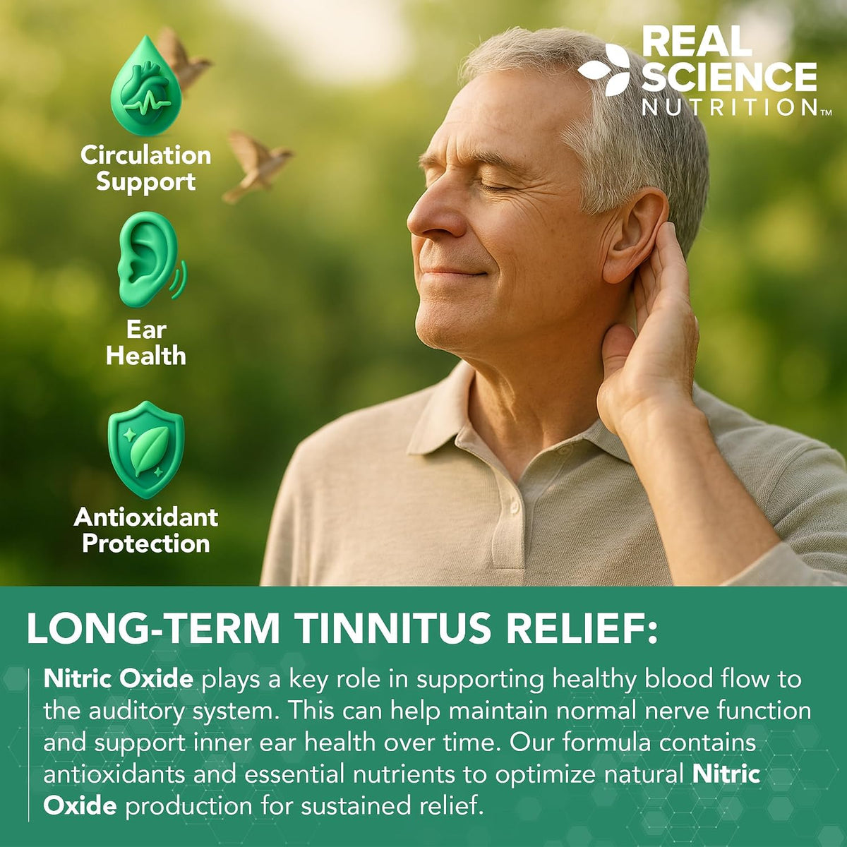 Tinnex Miracle, Tinnitus Relief Supplement with Nitric Oxide for Inner Ear Health - görsel 6