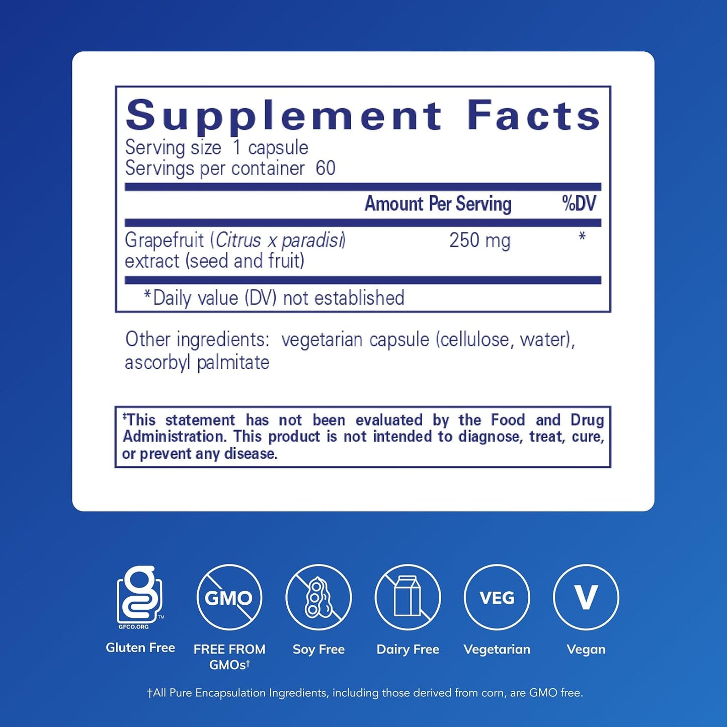 Pure Encapsulations Grapefruit Seed Extract – 60 Capsules - görsel 2