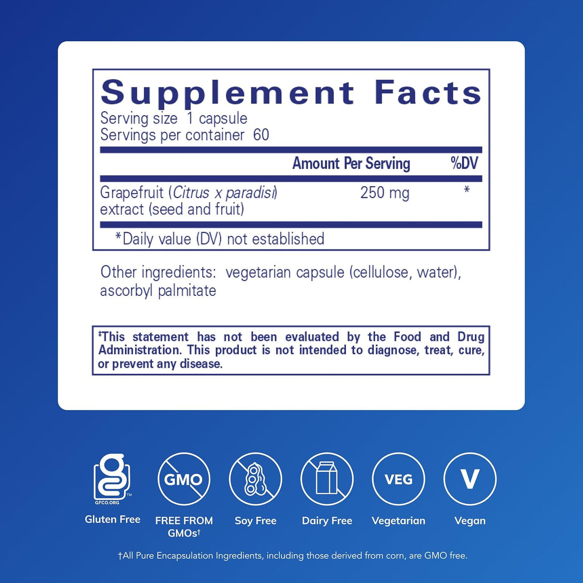 Pure Encapsulations Grapefruit Seed Extract – 60 Capsules - görsel 2