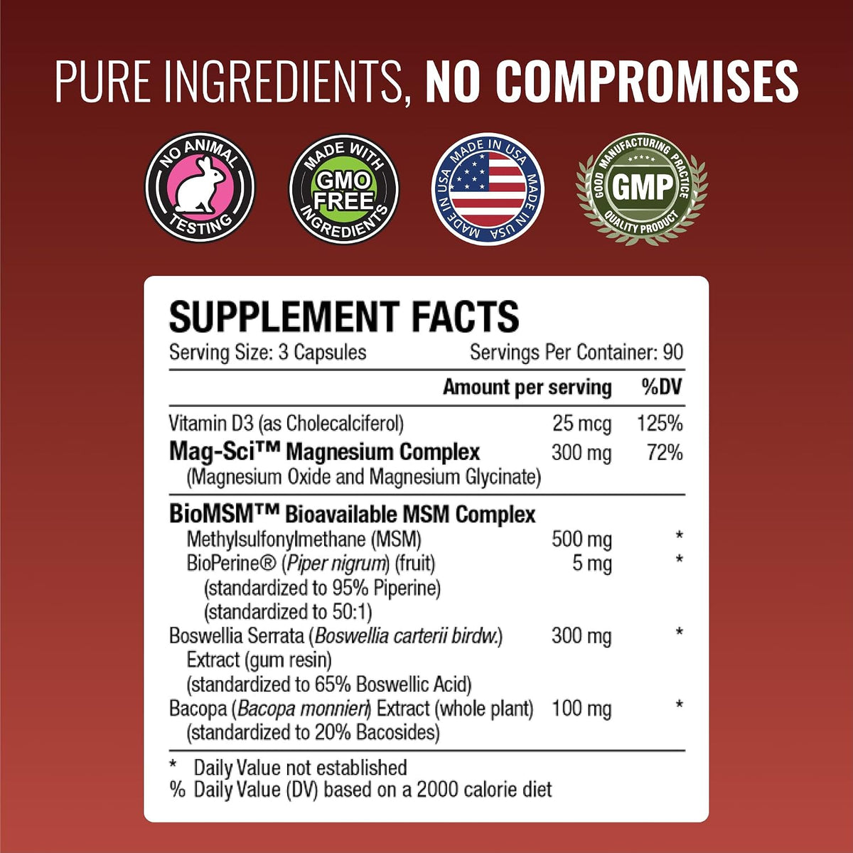 Approved Science Fibroprin – Nerve & Muscle Support (270 Capsules, 3-Month Supply) - görsel 4