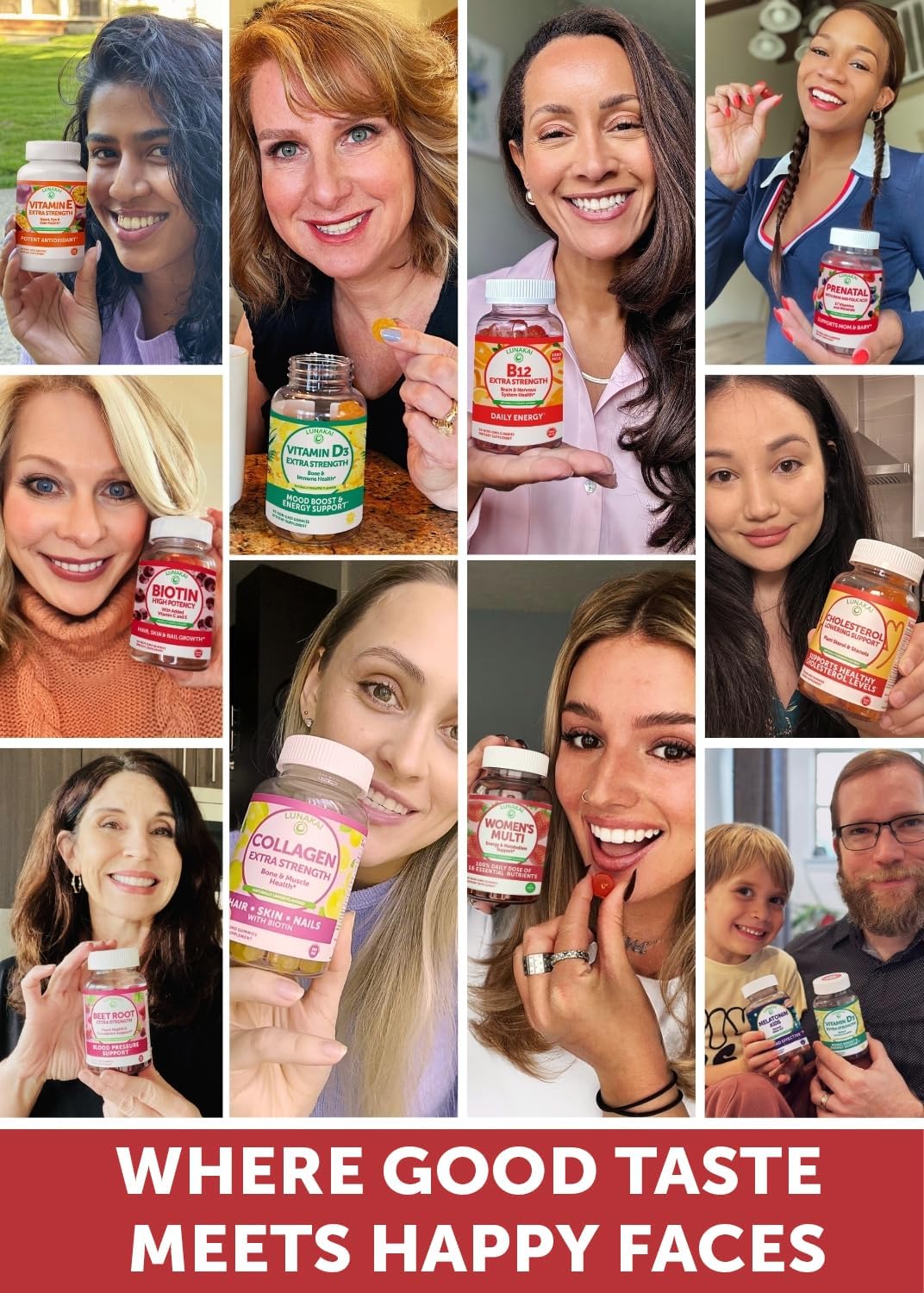 Lunakai Vitamin B12 Gummies 3000mcg - Methylcobalamin for Energy, Brain & Metabolism Support - görsel 4