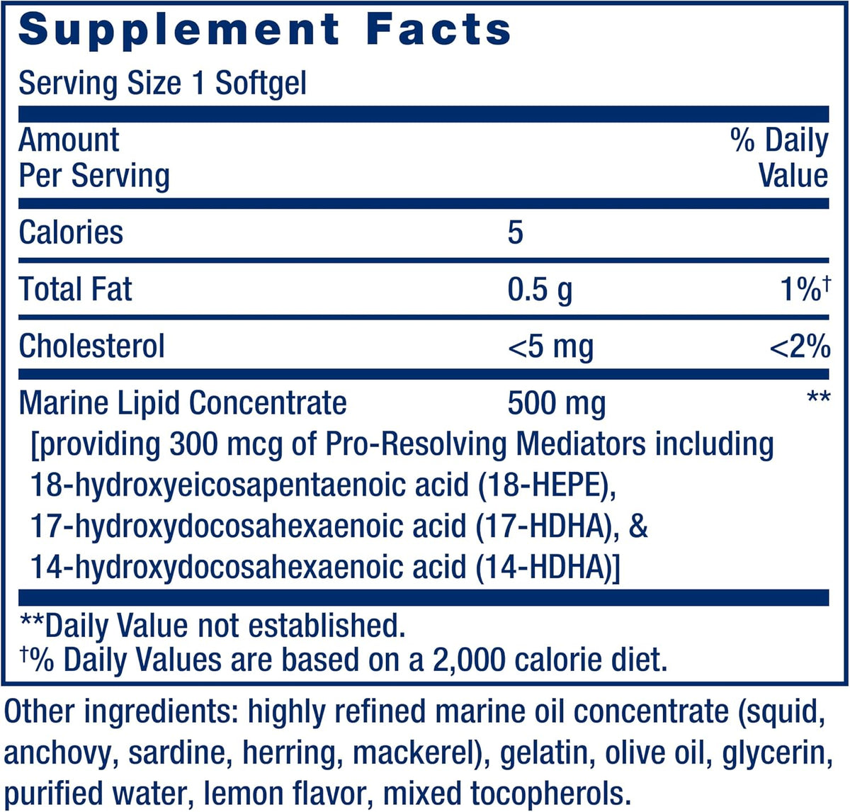 Life Extension Pro-Resolving Mediators, 18-HEPE, 17-HDHA, 14-HDHA, Supports the Body's Natural Post-inflammatory Response, 30 Softgels - görsel 3