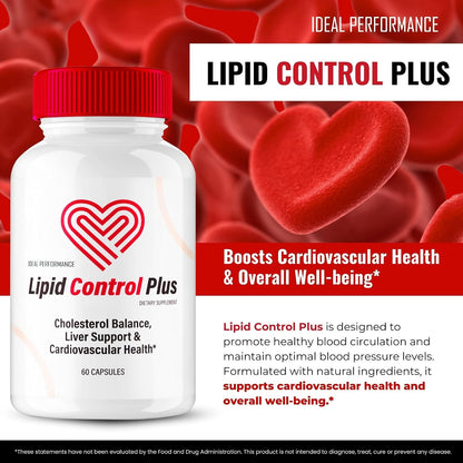 Lipid Control Plus Capsules – Advanced Blood Formula Supplement (Pack of 2)