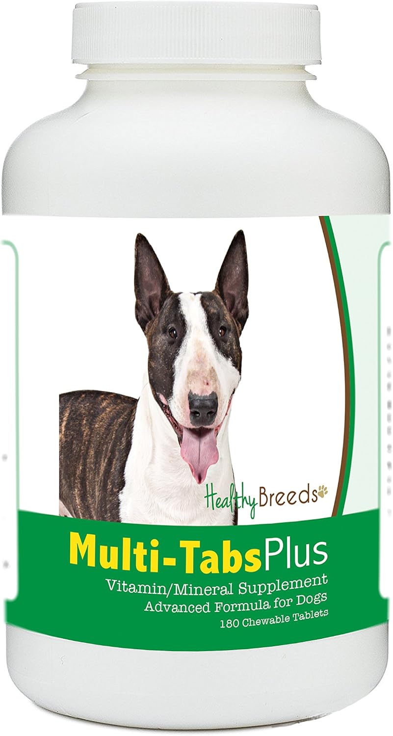 Healthy Breeds Miniature Bull Terrier Multi-Tabs Plus Chewable Tablets – 180 Count - görsel 1