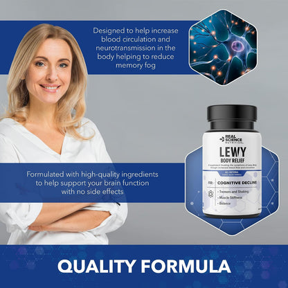 Real Science Nutrition Lew-X – Cognitive Support Supplement for Memory & Muscle Relaxation