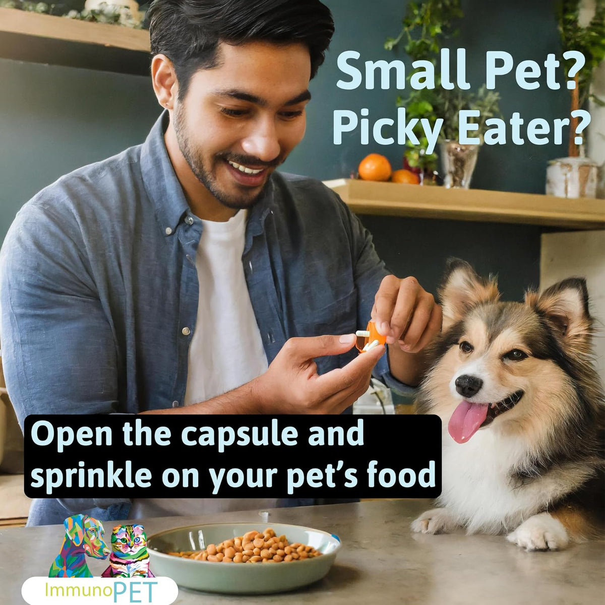 ImmunoPet Itchy Skin Relief for Dogs and Cats – 60 Capsules - görsel 5