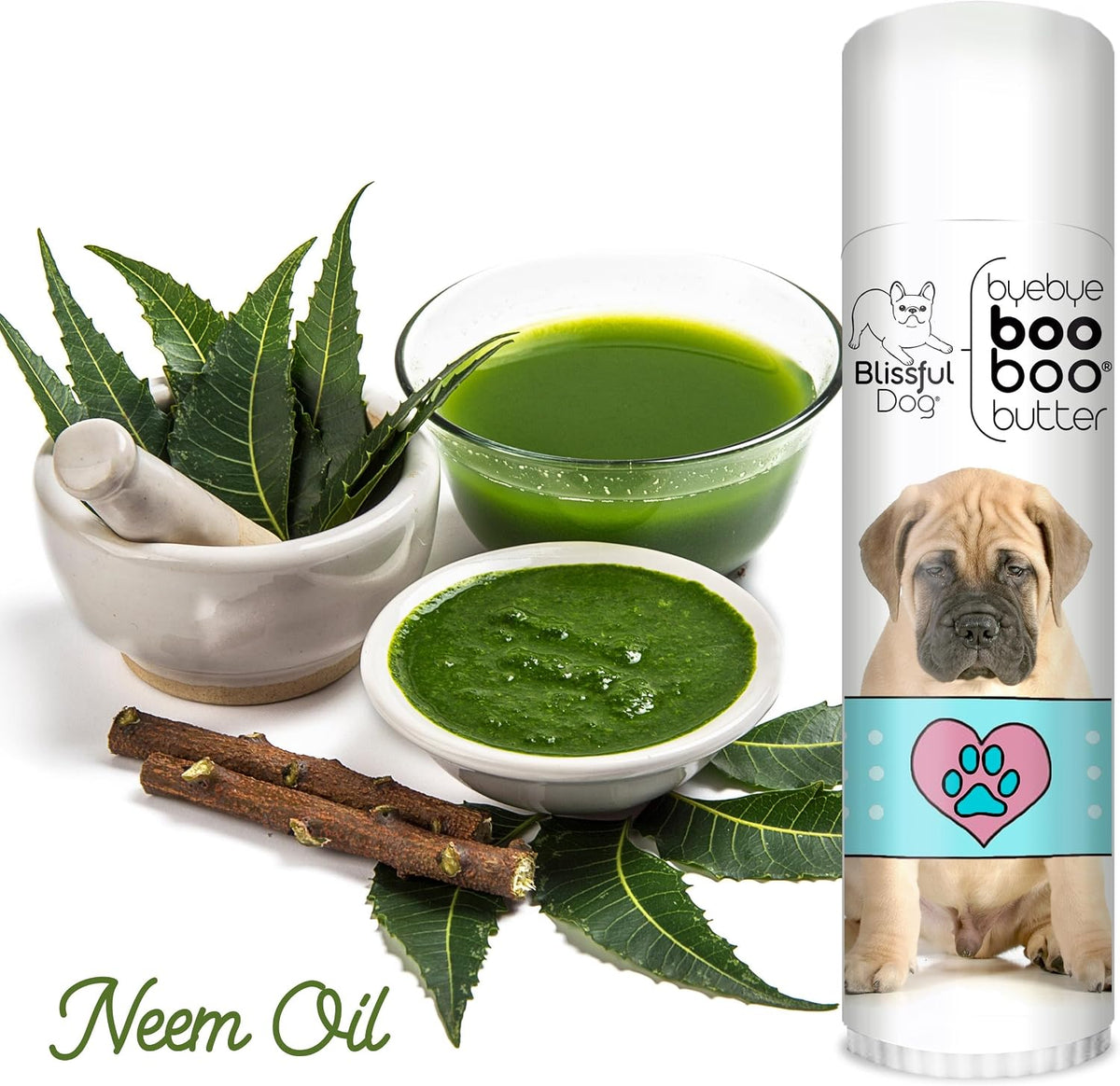 The Blissful Dog 14 g Tube Bullmastiff – Moisturises dry, rough patches with natural butters and oils – Image 2