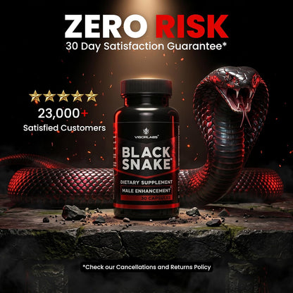 Vigour Labs Black Snake Male Enhancement Capsules - 30 Capsules