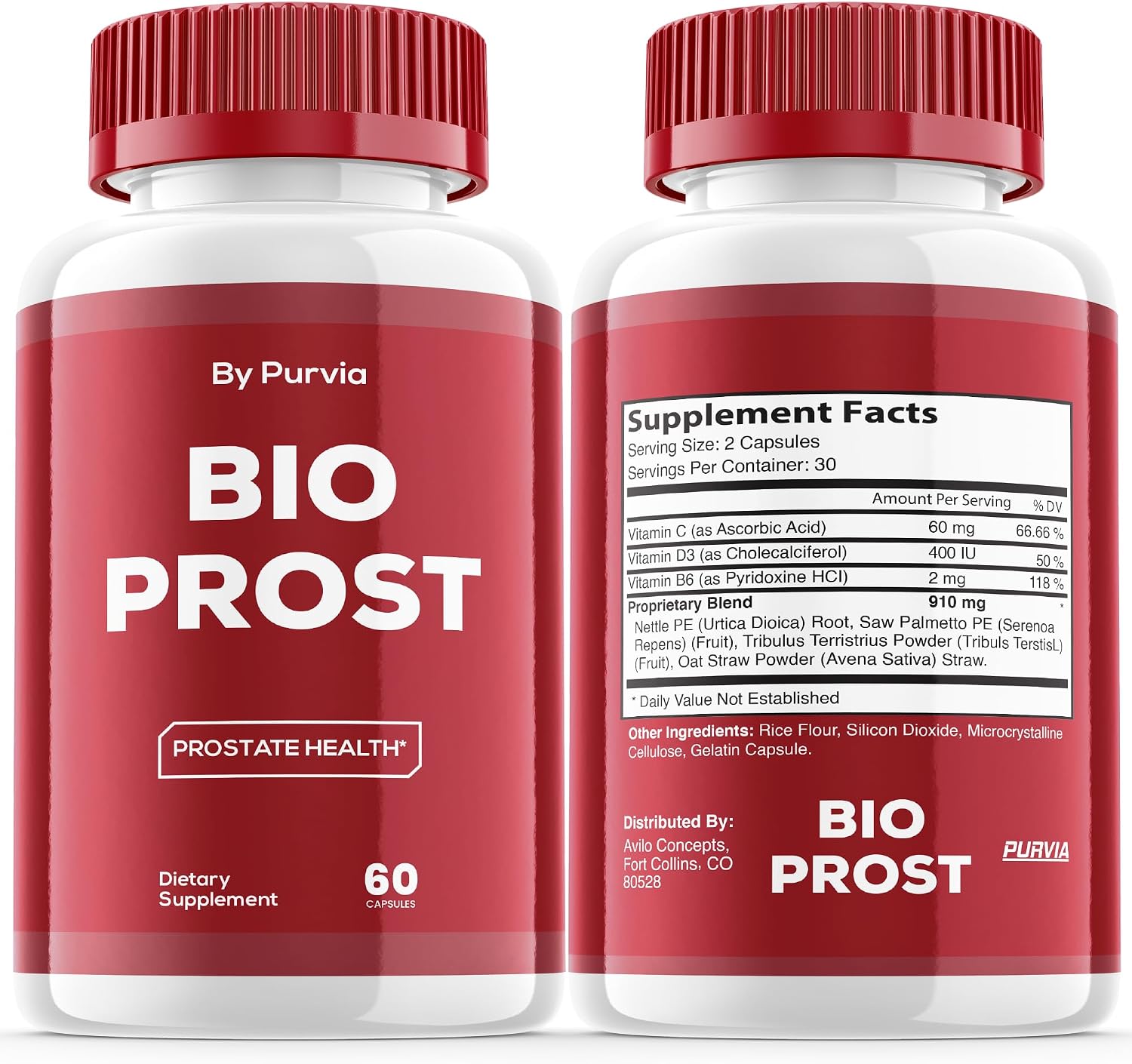 (Pack of 2) Bio Prost - Advanced Formula Maximum Strength Food Supplement, 120 Capsules - görsel 3