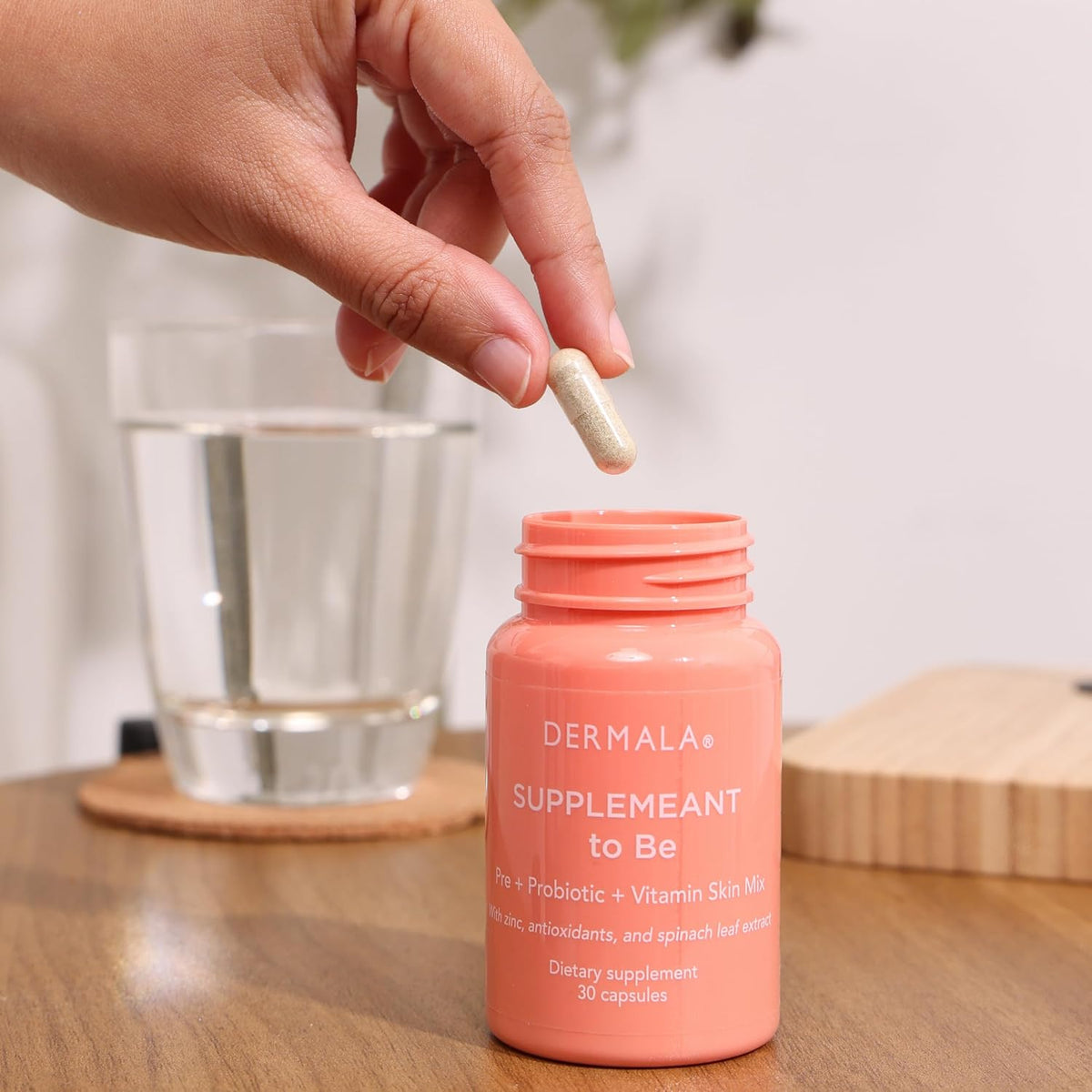 Dermala Acne Supplement with Probiotics, Prebiotics and Zinc - görsel 7