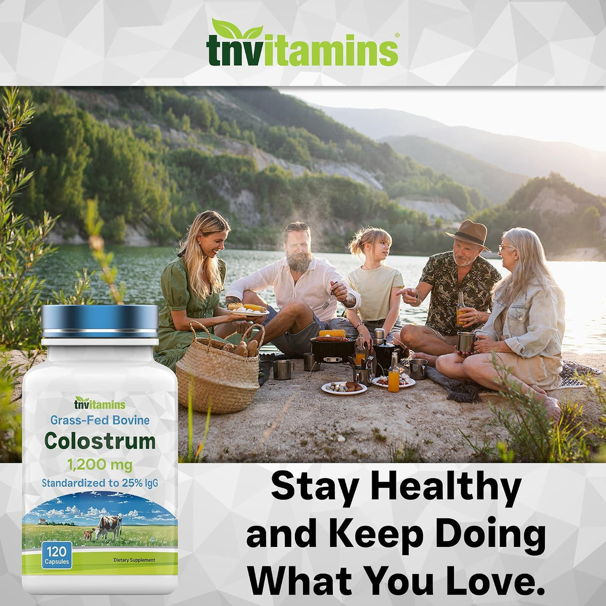 Colostrum Supplement 1,200 mg per serving, 120 Capsules | Standardised to 25% IgG | Grass-Fed Bovine Colostrum Powder Capsules | Immune Support | Non-GMO, Made in the USA! - görsel 6